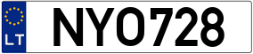 Truck License Plate